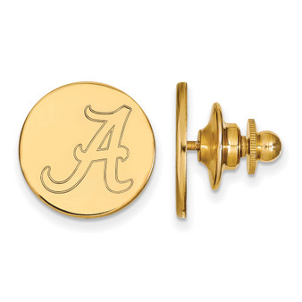 14k Gold LogoArt University Of Alabama Letter A Lapel Pin