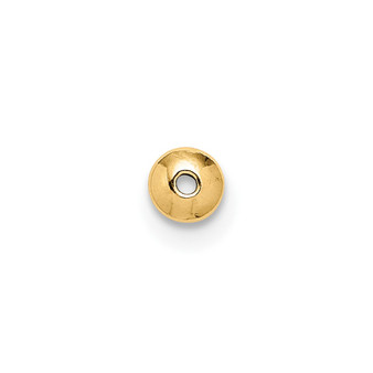 Gold Filled 3.6 X 2mm Polished Saucer Bead