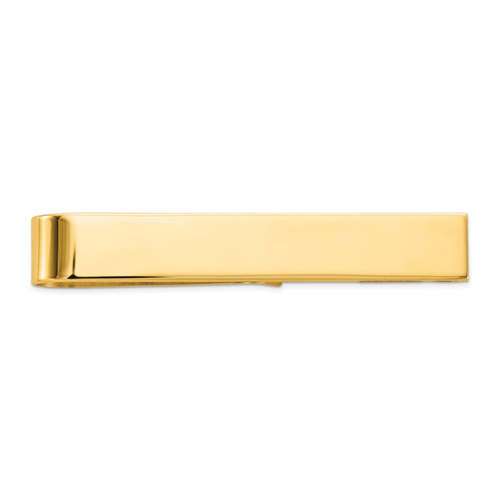 14k Yellow Gold Men's Polished Tie Bar - MC184