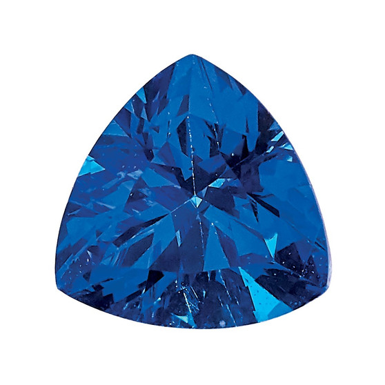 September Imitation Blue Sapphire 4mm Trillion