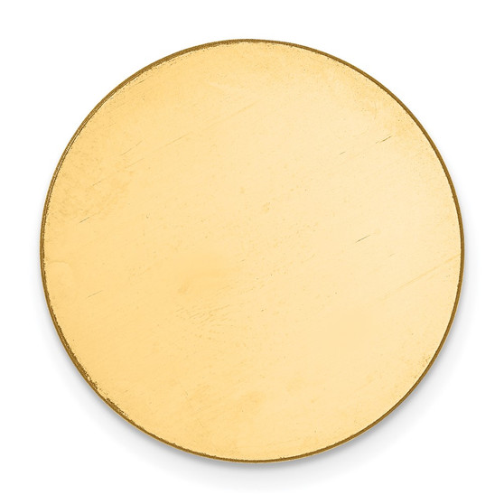 14k Yellow Gold Round Stamping - YG1013/32