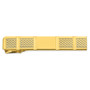 Kelly Waters Gold-plated Facet Cut Patterned Tie Bar