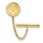 Kelly Waters Gold-plated Masonic Tie Tac With Safety Chain