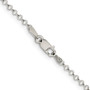 Sterling Silver 2mm Rolo Chain W/4in Ext. Fine Jewelry Gift - QFC1E-22
