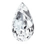 CUBIC ZIRCONIA, WHITE, 8X5MM PEAR, AAA QUALITY