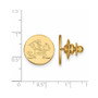 Sterling Silver Gold-plated LogoArt University Of Notre Dame Leprechaun Lapel Pin