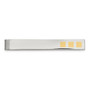 Chisel Stainless Steel Polished Yellow IP-plated Tie Bar / Money Clip