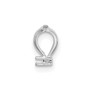 14k White Gold Casted Diamond Accent Bail - WG1571