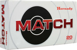 HORNADY MATCH 308 WIN 168GR BTHP 20RD 10BX/CS