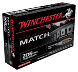 WINCHESTER MATCH 308 WIN 168GR MATCHKING 20RD 10BX/CS