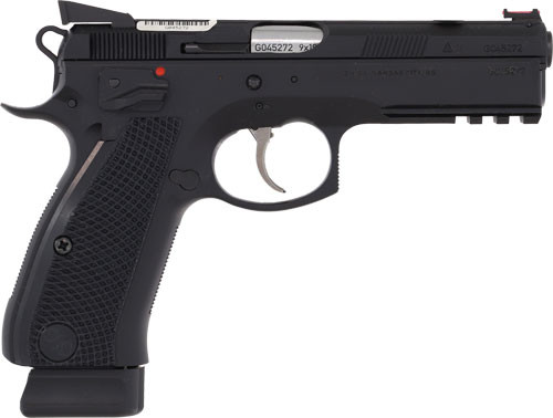 CZ CUSTOM SP-01 SHADOW 9MM FS 19-SHOT BLACK POLYCOTE FINISH CZ CUSTOM SP-01 SHADOW 9MM FS 19-SHOT BLACK POLYCOTE FINISH