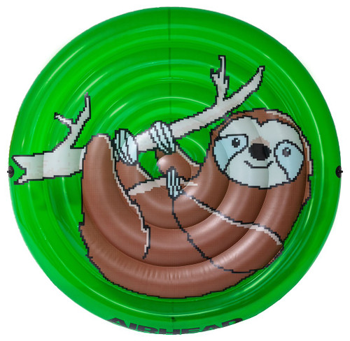 AIRHEAD POOL FLOAT - PIXEL GREEN SLOTH