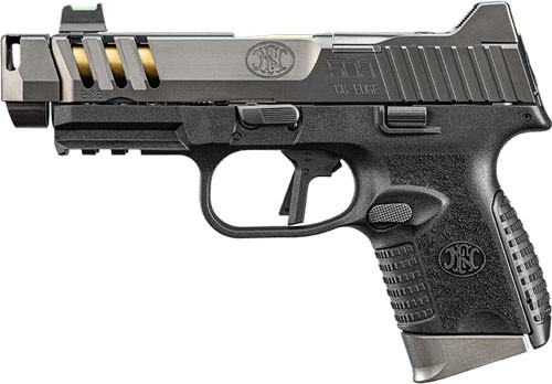 FN 509 CC EDGE COMPENSATOR 9MM 2-15RD 1-12RD BLACK/GRAY | G66101347