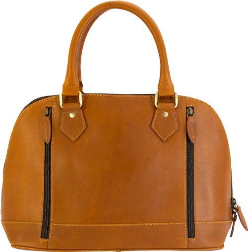 CAMELEON S&W CLASSIC SATCHEL | CONCEALED CARRY PURSE BROWN | 49708