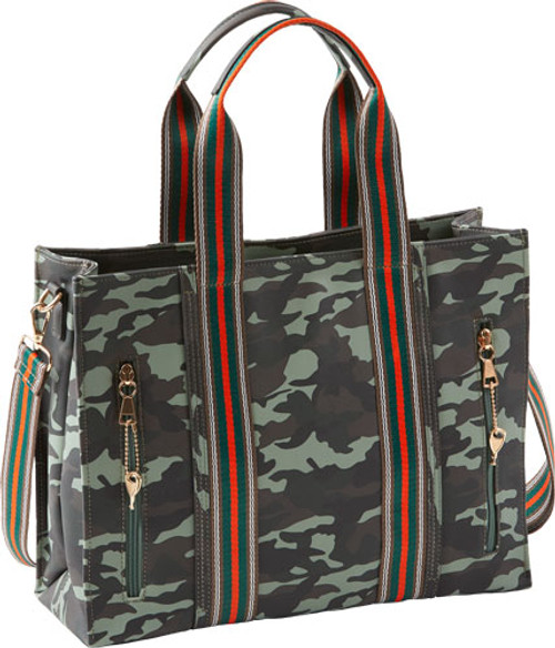 BULLDOG CONCEALED CARRY PURSE | X-LRG FASHION CROSS BODY CAMO | BDP043