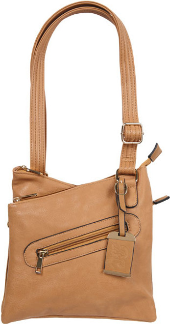 BULLDOG CONCEALED CARRY PURSE | CROSS BODY STYLE TAN | BDP032
