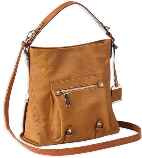 BULLDOG CONCEALED CARRY PURSE | HOBO ANNA COGNAC | BDP054