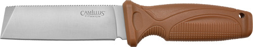 CAMILLUS SWEDGE FIXED BLADE | 4.3" SS BLADE NYLON BROWN | 19627C