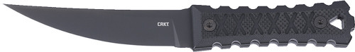 CRKT HZ4 4.76" FIXED PLAIN | EDGE BLACK/BLACK W/SHEATH | 2924
