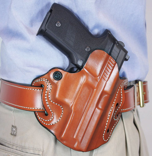 DESANTIS SPEED SCABBARD HOLSTR | RH OWB LEATHER FN 509 TAN | 002TA1JZ0