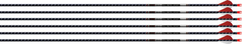 EASTON ARROW 5MM FMJ 300 | 6-PACK W/ 2" BLAZER VANES | 017840