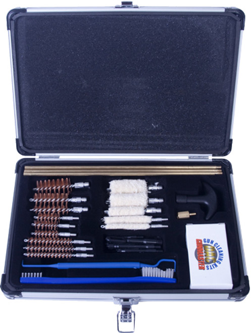 GUNMASTER UNIVERSAL SELECT .22 | CLEANING KIT ALUM CASE 30 PCS | UGC56C