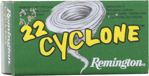 REMINGTON CYCLONE 22LR 36GR HIGH VELOCITY HP 50RD 100BX/CS | A21222