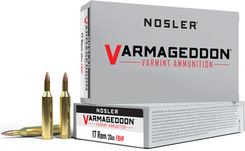 NOSLER VARMAGEDDON 17 REM | 20GR HPFB 20RD 20BX/CS | A65100
