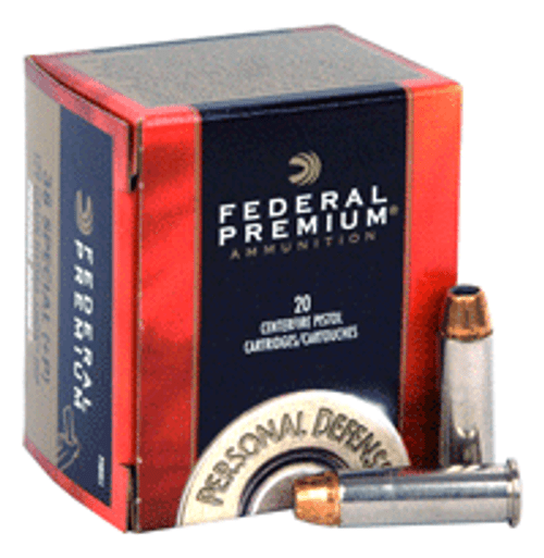 FEDERAL 38 SPECIAL+P  129GR HYDRA-SHOK JHP 20RD 25BX/CS
