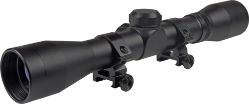 TRUGLO SCOPE BUCKLINE 4X32MM | DUPLEX BLACK W/WEAVER RINGS | TG85043XB