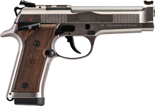 BERETTA 92X PERFORMANCE DEF | CLASSIC 9MM 4.9" 10RD SS WOOD | GSPEC0746A10