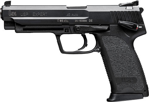 HK USP45 EXPERT V1 DA/SA 45ACP | 5.19"BBL 2-10RD BLACK | G81000365