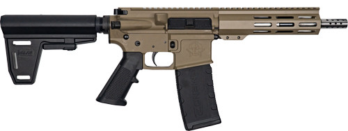 GLFA AR15 PISTOL W/BRACE 223 | WYLDE 7.5" SS FLAT DARK EARTH | GL15223SSPBFDE