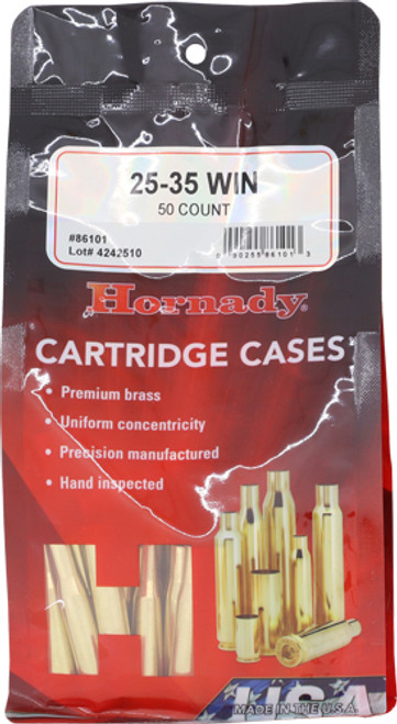 HORNADY UNPRIMED CASES 25-35 | WIN 50 PACK 5PK/CS | HDY86101