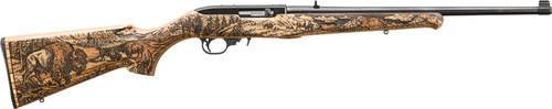 RUGER 10/22 22LR BISON SCENE | BLUED NATURAL LAMINATE STOCK | G31234