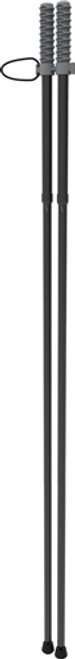 BOG DEADSHOT COMPACT STANDING | BIPOD 40"-72" ALUMINUM LEGS | 1222263