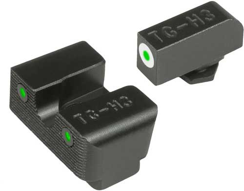 TRUGLO SIGHT SET FOR GLOCK HI | TRITIUM PRO WHITE W/ U-NOTCH | TG231G2W
