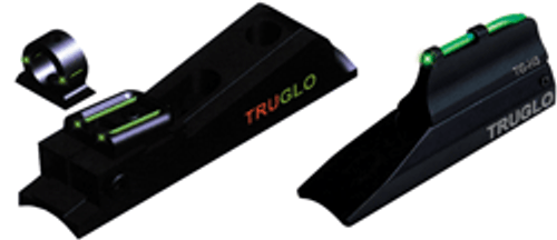 TRUGLO SIGHT SET MUZZLE-BRITE | UNIVERSAL W/GHOST RING & NOTCH | TG958X