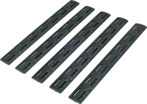 BCM RAIL PANEL KIT M-LOK 5.5" | BLACK 5 PACK | MCMRRPBLK5