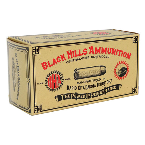 Black Hills Cowboy Action 357 Magnum Ammunition 158 Grain Conical Nose Lead - DCB357N1 Black Hills Cowboy Action 357 Magnum Ammunition 158 Grain Conical Nose Lead - DCB357N1