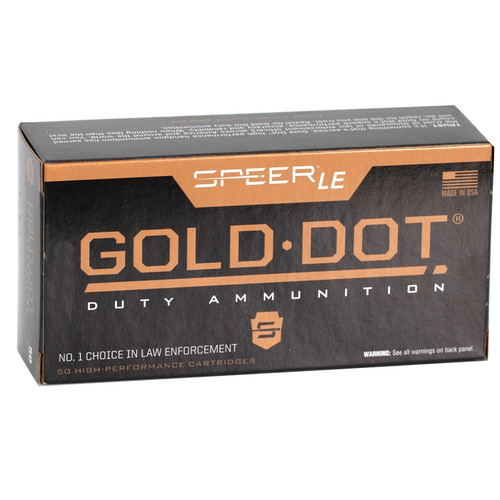 Speer Gold Dot LE Duty 357 Magnum Ammo 158 Grain Jacketed Hollow Point - 53960 Speer Gold Dot LE Duty 357 Magnum Ammo 158 Grain Jacketed Hollow Point - 53960