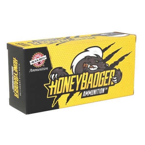 Black Hills 44 Remington Magnum Ammo 160 Grain Solid Copper HoneyBadger Lead-Free - D44MN5 Black Hills 44 Remington Magnum Ammo 160 Grain Solid Copper HoneyBadger Lead-Free - D44MN5