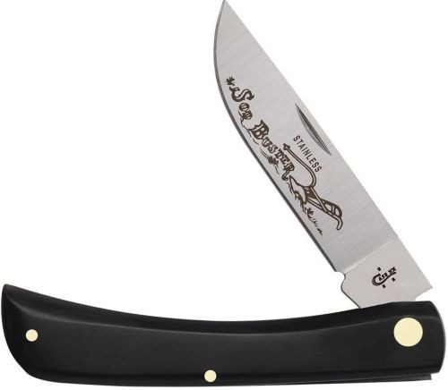 CASE KNIVES BLACK SYNTHETIC | SMOOTH SOD BUSTER | 00092C