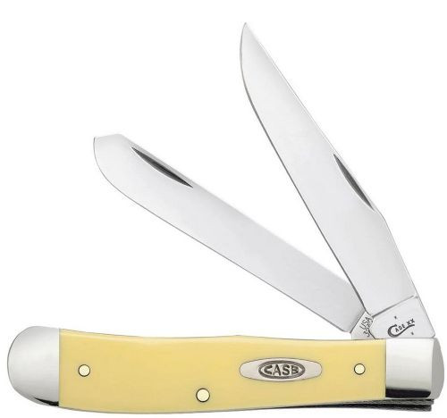 CASE KNIVES YELLOW SYNTHETIC | SMOOTH TRAPPER | 00161C