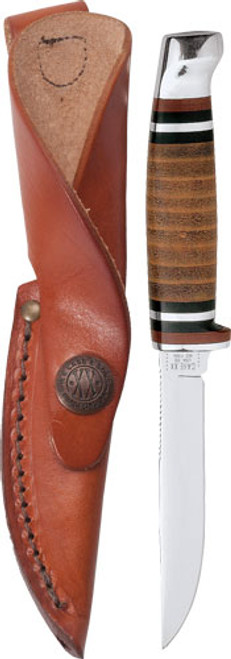 CASE KNIVES LEATHER HUNTER | WITH LEATHER SHEATH | 00379C