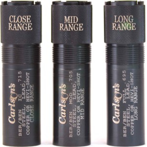 CARLSONS CHOKE TUBE WATERFOWL | 3PK 12GA C/M/L-RANGE BER MOBIL | 07119 CARLSONS CHOKE TUBE WATERFOWL | 3PK 12GA C/M/L-RANGE BER MOBIL | 07119