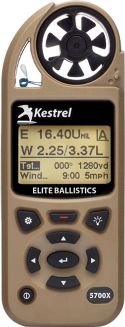KESTREL 5700X WEZ W/ APPLIED | BALLISTICS TAN | 0857XWLTANM