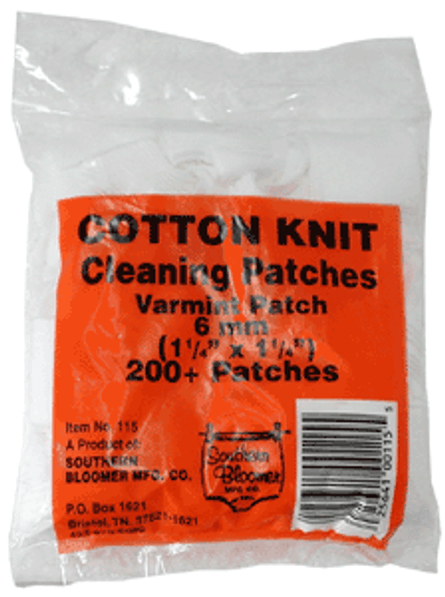 SOUTHERN BLOOMER .243/6MM/.25 | CLEANING PATCH 200-PACK | 115