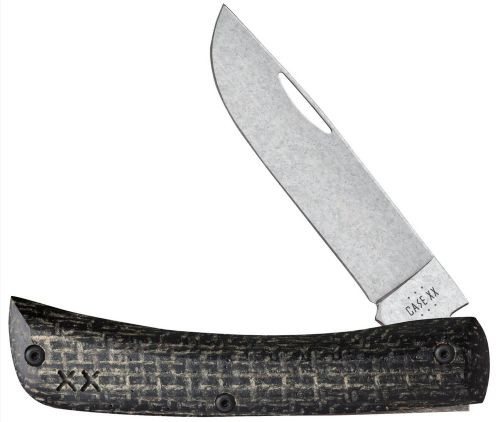 CASE KNIVES CROSSROADS SERIES | BLACK BURLAP LAM SOD BUSTER JR | 66382C
