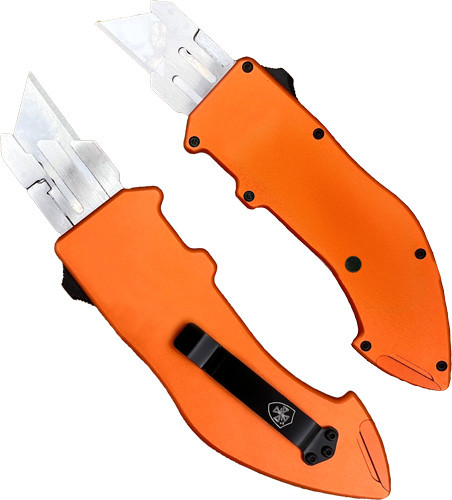 TEMPLAR UTILITY RAZOR OTF | SQUIRE ORANGE WITH 5 BLADES | BCORG